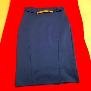 *Sexy Royal Blue Pencil Skirt
